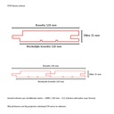 SW Elzen Saunaschroten STS4 15*120 - 2700 mm