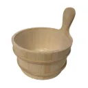 Sawo Grenen Saunaemmer 4 Liter - 340-P