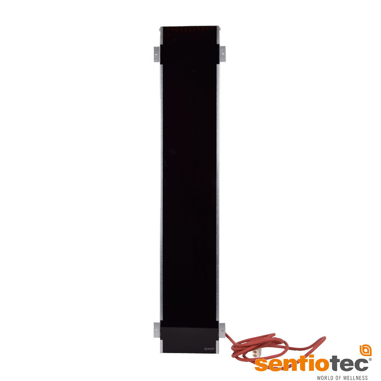 Sentiotec WAVE Vitae Infraroodstraler Rood Glas - DIR-750-R (2× scott, 1×Harvia,1× Sentiotec)