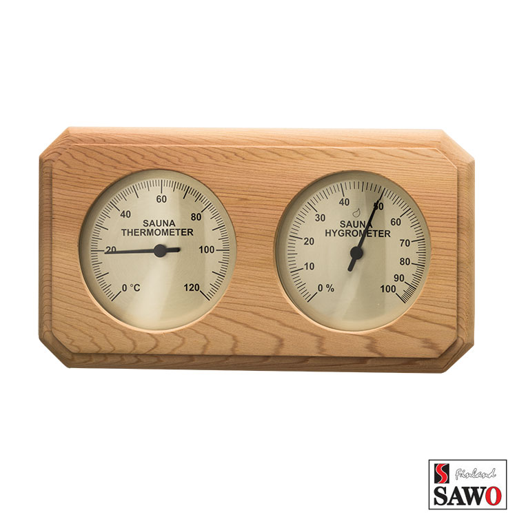 Sawo Ceder Thermo- Hygrometer - 221-THD