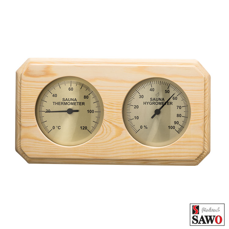 Sawo Grenen Thermo- Hygrometer - 221-THP