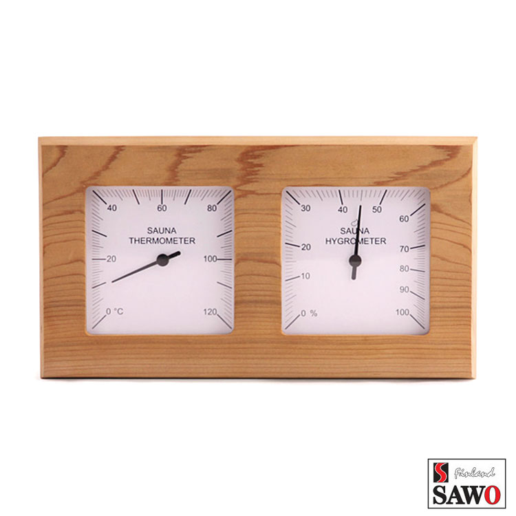 Sawo Ceder Thermo- Hygrometer - 224-THD