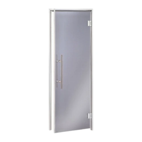 Saunadeur Lux - 7*20 Grijs glas espen kozijn
