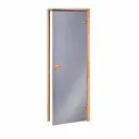 Saunadeur Basic - 7*19 Grijs glas espen kozijn