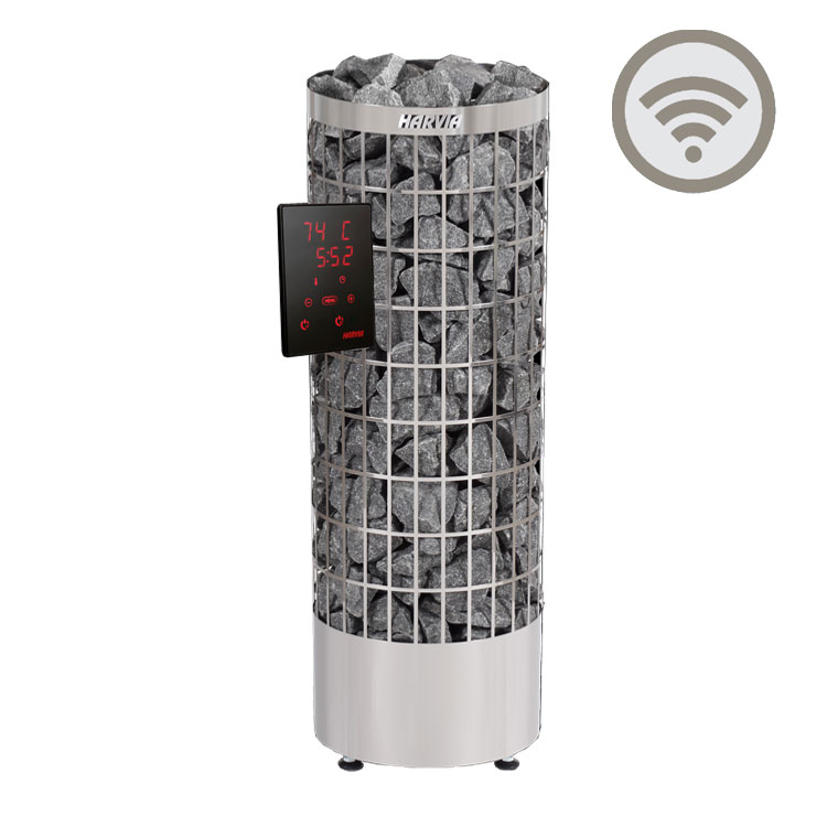 Harvia Cilindro Saunakachel - PC70XW - WiFi besturing - Steel
