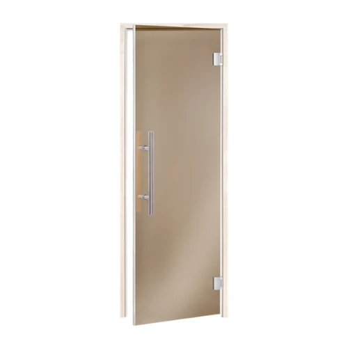 Saunadeur Benelux - 7*20 Brons glas espen kozijn
