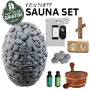 HUUM DROP 9,0 kW Compleet Saunapakket - Met Gratis Ceder Accessoires