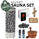 Harvia Cilindro 9,0 kW Compleet Saunapakket - Met Gratis Ceder Accessoires