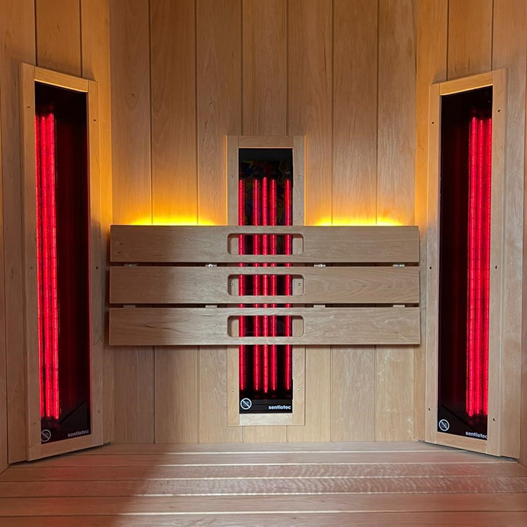 Een maatwerk elzen infrarood sauna