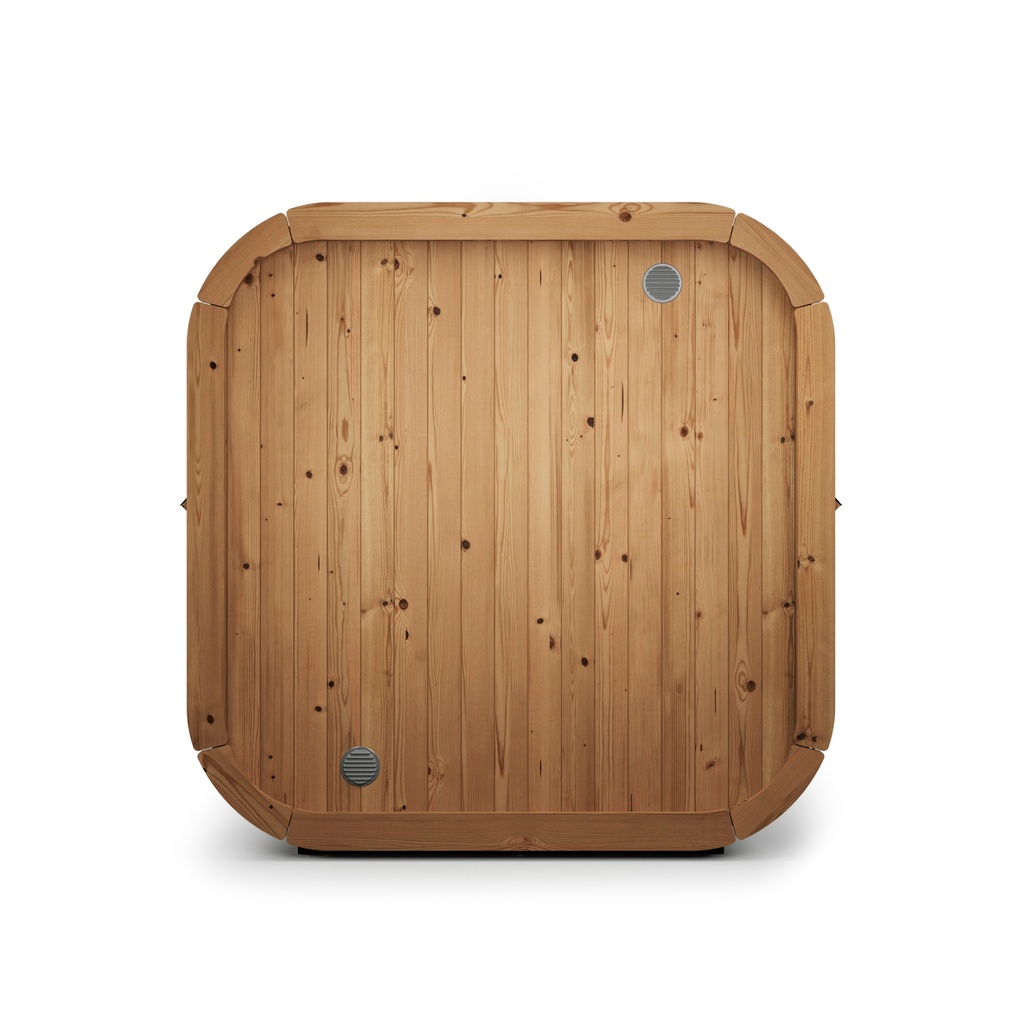 VIBE 250S Buitensauna Achteraanzicht/Achterkant- Tuinsauna / Voor 1-4 Personen