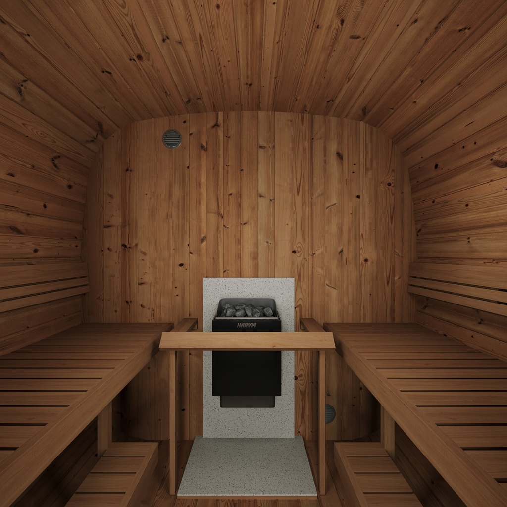 VIBE 385 XL Buitensauna - Tuinsauna / Voor 4-6 Personen