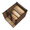 HIKI Small Buitensauna-Tuinsauna Interieur / Voor 1-3 Personen