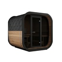 VIBE 220 XL Buitensauna - Tuinsauna dichte achterkant / Voor 2-4 Personen