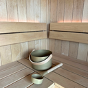 Luma Emmer en Lepel - Gouden Aluminium bucket