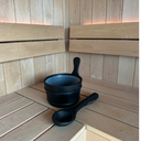 Luma Emmer en Lepel - Zwarte Houten bucket