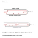 SW Elzen Saunaschroten STS4 15*120 - 2400 mm