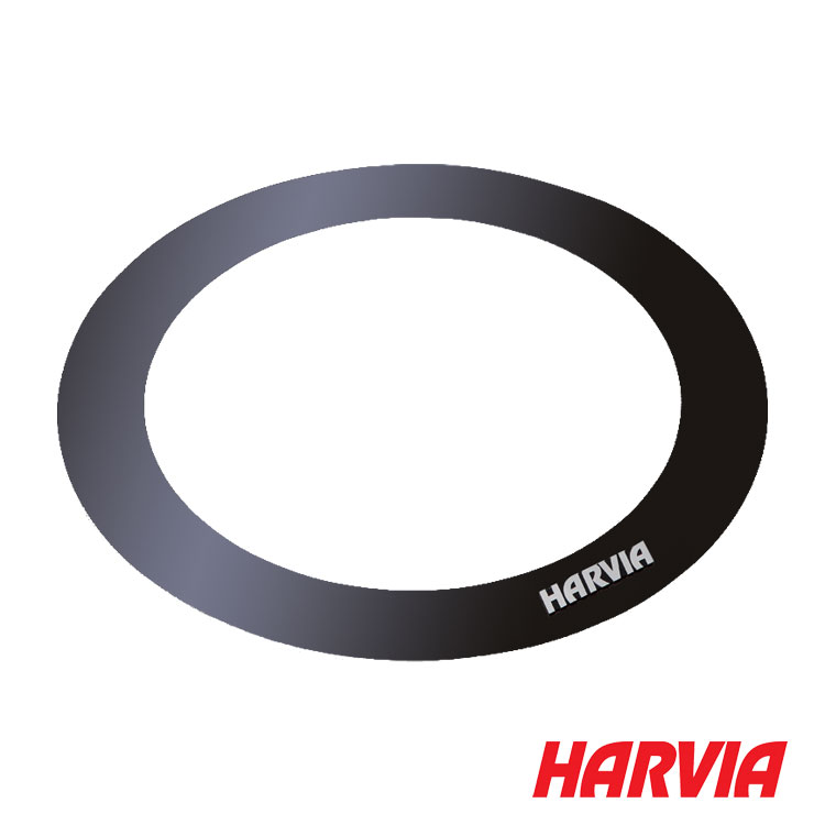 Harvia Inbouwring Cilindro Zwart - hhpc1m