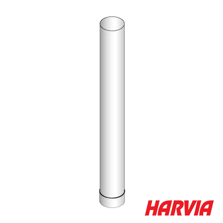 Harvia Enkelwandig Rookgaskanaal 1000 mm - ZW115100 Steel
