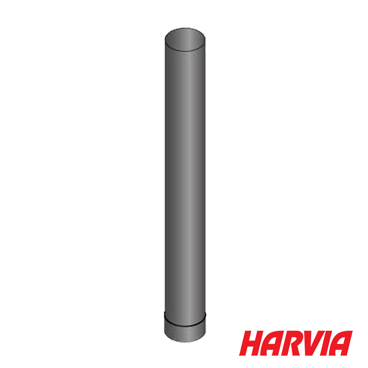 Harvia Enkelwandig Rookgaskanaal 1000 mm - WZ100M Black