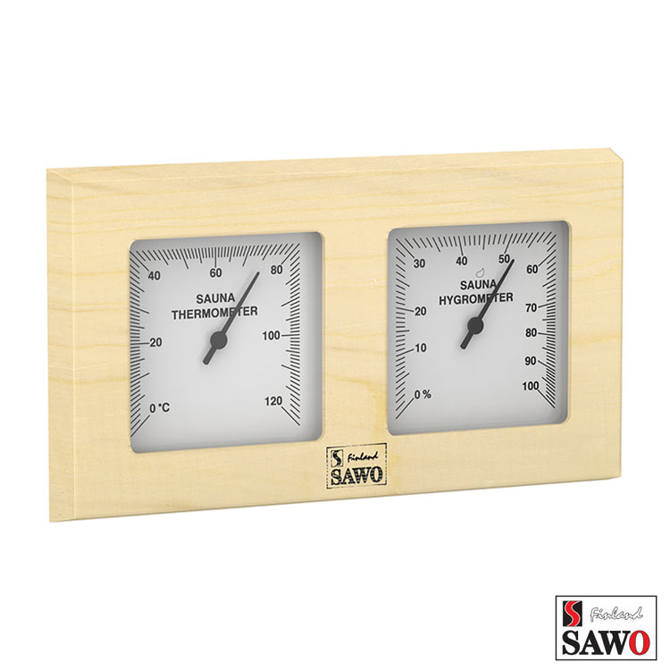 Sawo Grenen Thermo- Hygrometer - 224-THP