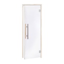 Saunadeur Lux - 8*20 Blank glas elzen kozijn