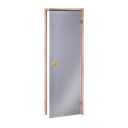Saunadeur Scan - 7*20 Grijs glas elzen kozijn
