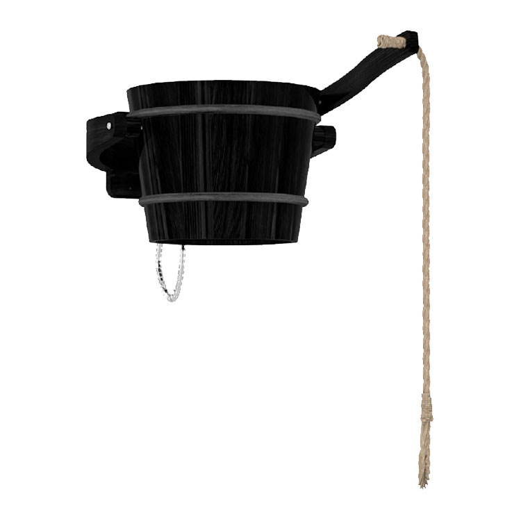 Sawo Zwarte Stortdouche - 393-BL