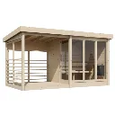 Anita Buitensauna met terras