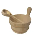 Sawo Grenen Emmer en Lepel