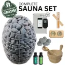 HUUM DROP 9,0 kW Compleet Saunapakket - Met Gratis Grenen Accessoires