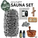 HUUM HIVE mini 10,5 kW Compleet Saunapakket - Met Gratis Ceder Accessoires
