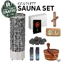 Harvia Cilindro 9,0 kW Compleet Saunapakket - Met Gratis Ceder Accessoires