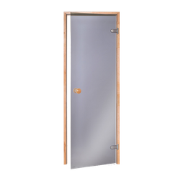 Saunadeur Scan - Grijs Glas - Elzen Kozijn
