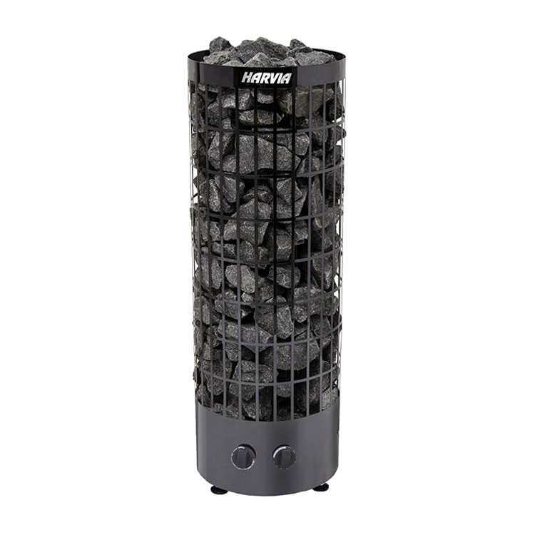 【新品】HARVIA CIRINDRO BLACK PC70 Harvia Cilindro Black PC70 Saunakachel | EMPORTE Wellness