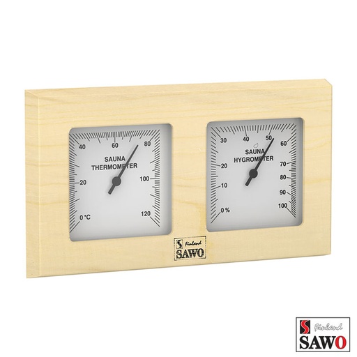 Sawo Grenen Thermo- Hygrometer - 224-THP