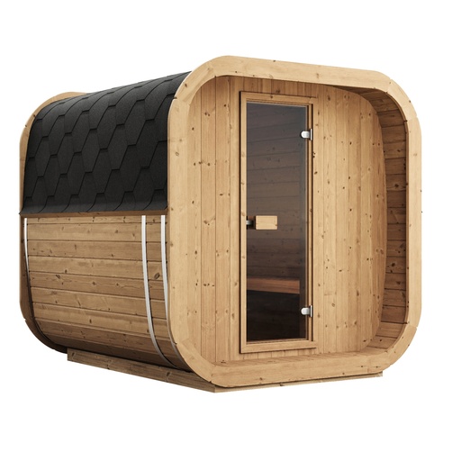 VIBE 200S Buitensauna - Tuinsauna / Voor 4-6 Personen