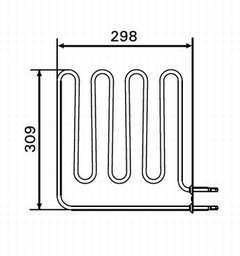 Harvia Heating Element - ZSB-226, 2000W/230V