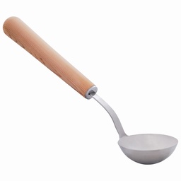 Saunalepel Grenen RVS