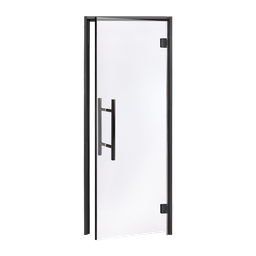 Stoomdeur Au Lux Black Blank Gehard Glas