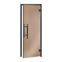Stoomdeur Au Lux Black Brons Gehard Glas