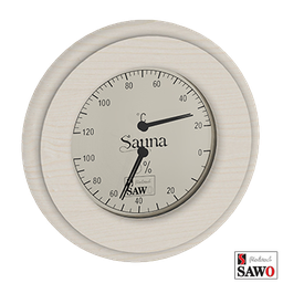 Thermo- Hygrometer Rond Hout 231